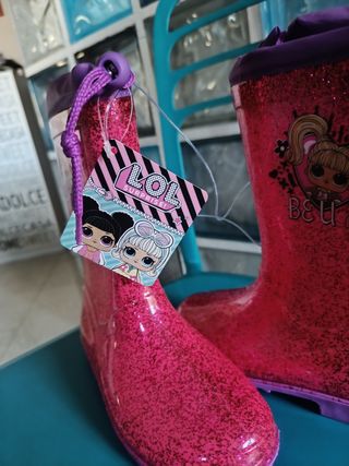 Stivali Gomma LOL Surprise Rosa Glitter