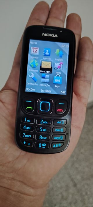 Nokia 6303 Preto Bloqueado Vodafone Corpo em metal