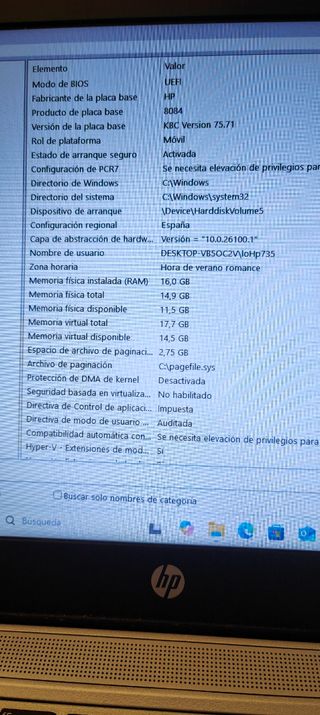 Portátil HP 735 G3 Plata