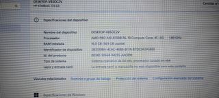 Portátil HP 735 G3 Plata