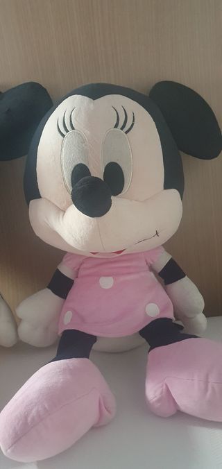 Muñecos peluche Mickey y Minnie grandes