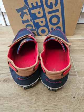 Mocasines Gioseppo Azul Marino y Marrón Talla 39