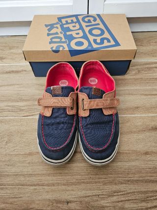 Mocasines Gioseppo Azul Marino y Marrón Talla 39