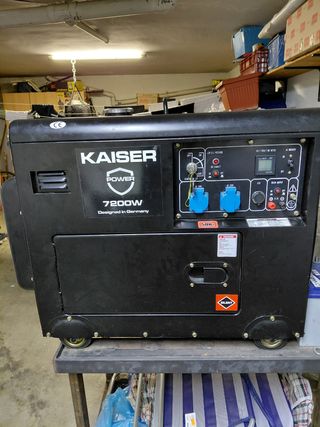 Generador Kaiser 7.2 KW Diesel con ATS
Nuevo.
