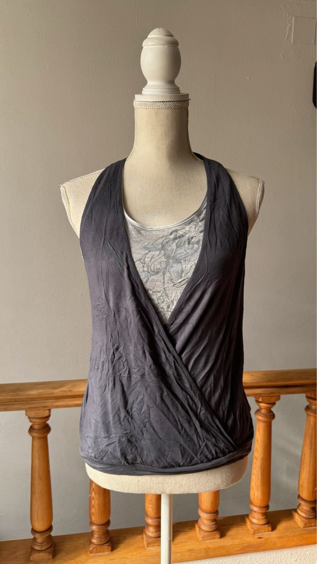 camiseta cruzada de deporte - M