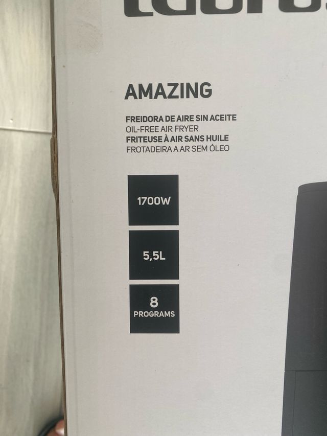 Freidora de aire Taurus Amazing 5,5L