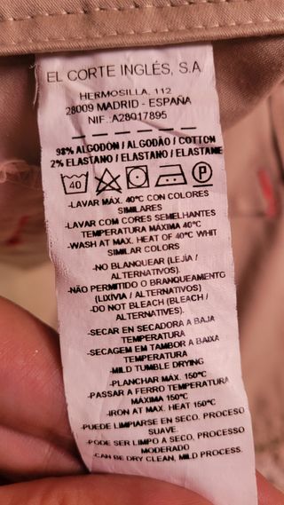 Falda Lloyd's beige con cinturón