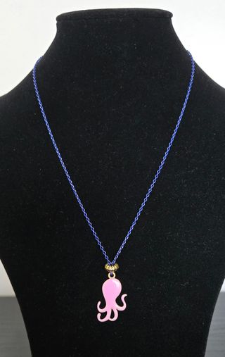 Set Collana e Bracciale Polpo Rosa