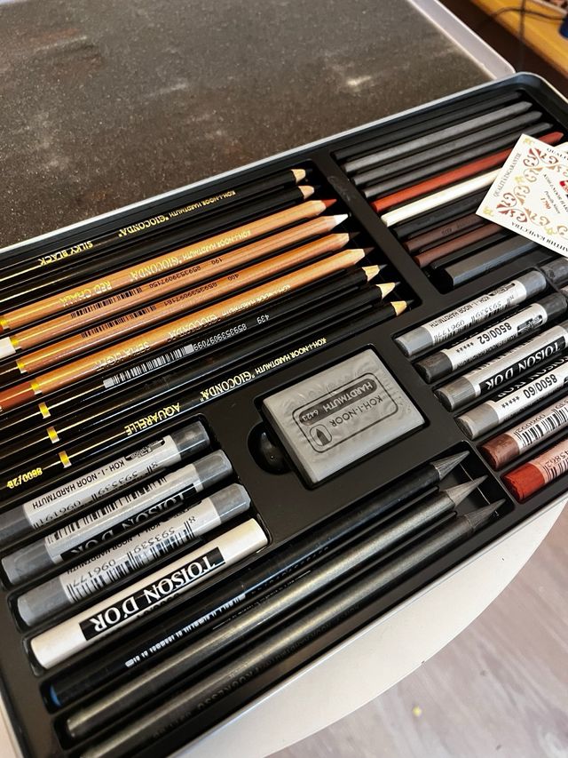 Set Dibujo Gioconda - Carboncillos, lápices, etc