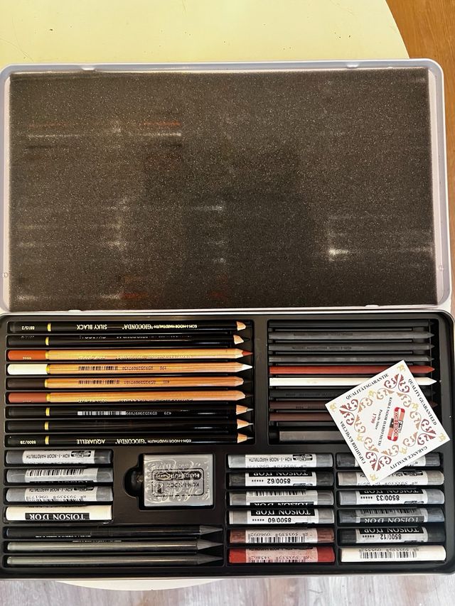 Set Dibujo Gioconda - Carboncillos, lápices, etc