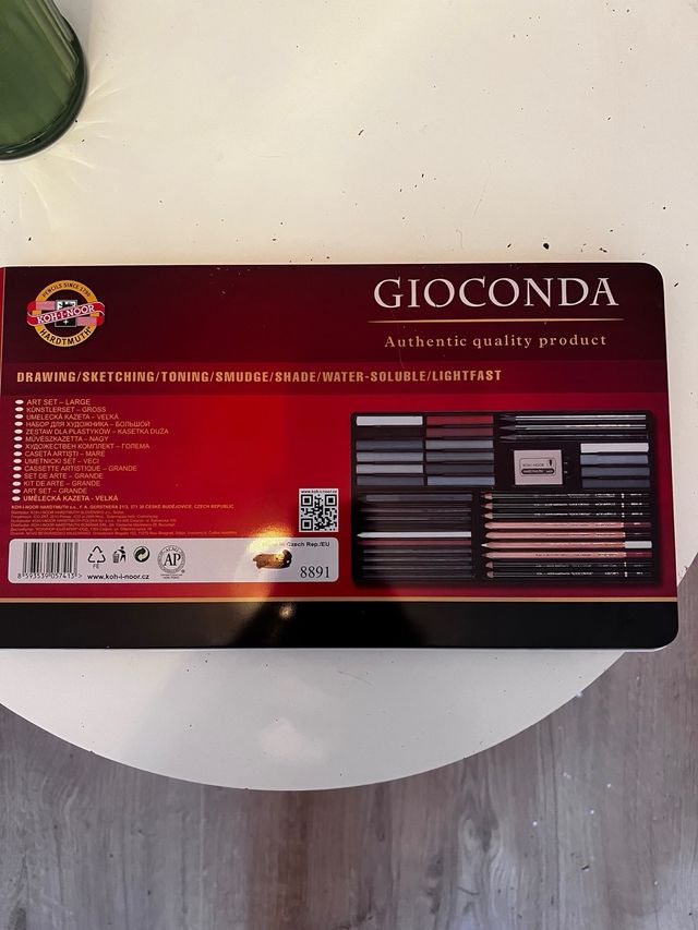 Set Dibujo Gioconda - Carboncillos, lápices, etc