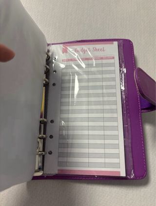 Organizador Ahorro Método Sobres Morado