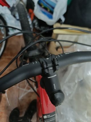 Bicicleta Cannondale Roja