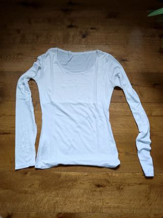 Maglia bianca da donna manica lunga tg. S