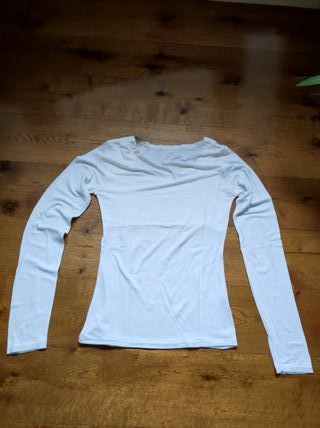 Maglia bianca da donna manica lunga tg. S