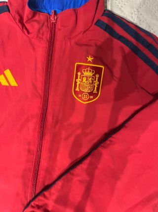 Chaqueta Adidas Selección Española Niño Azul
