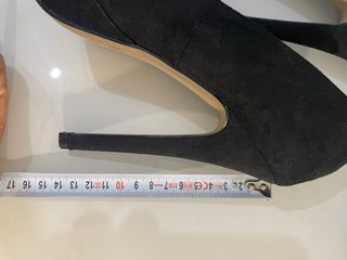 Zapatos de tacón negros talla 37