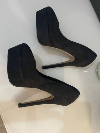 Zapatos de tacón negros talla 37