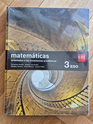 Matemáticas 3 ESO SM Savia