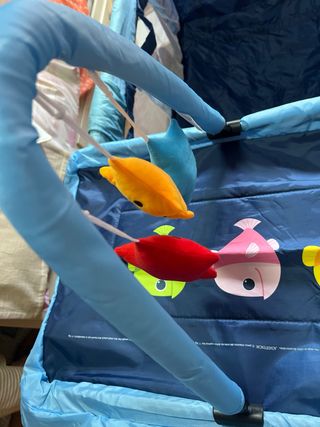 Cuna de viaje plegable