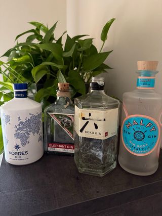 4 Bottiglie vuote Gin
per collezionisti