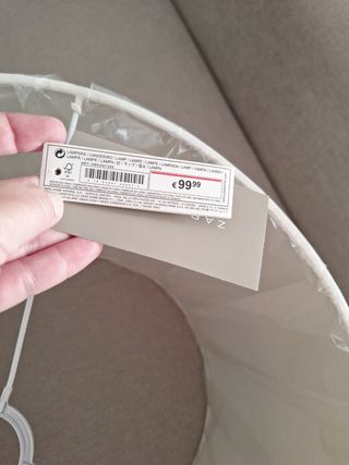 Pantalla Lámpara Zara Home Beige