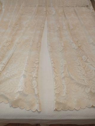 Cortina Encaje Beige 163x175