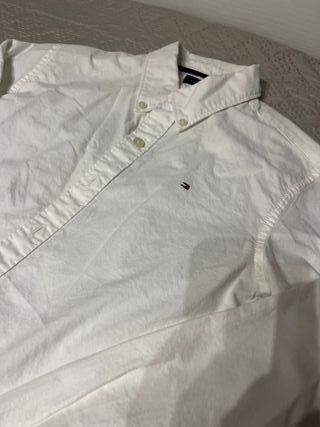 Camisa Tommy Hilfiger niño blanca