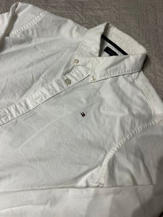 Camisa Tommy Hilfiger niño blanca