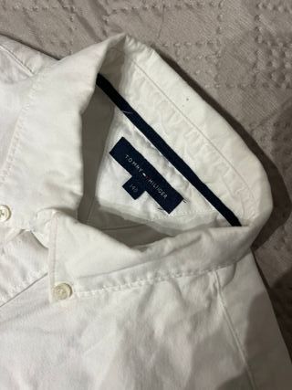 Camisa Tommy Hilfiger niño blanca