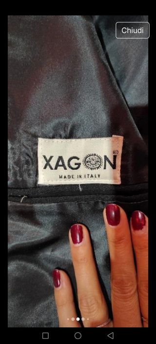 Giacca uomo Xagon nera