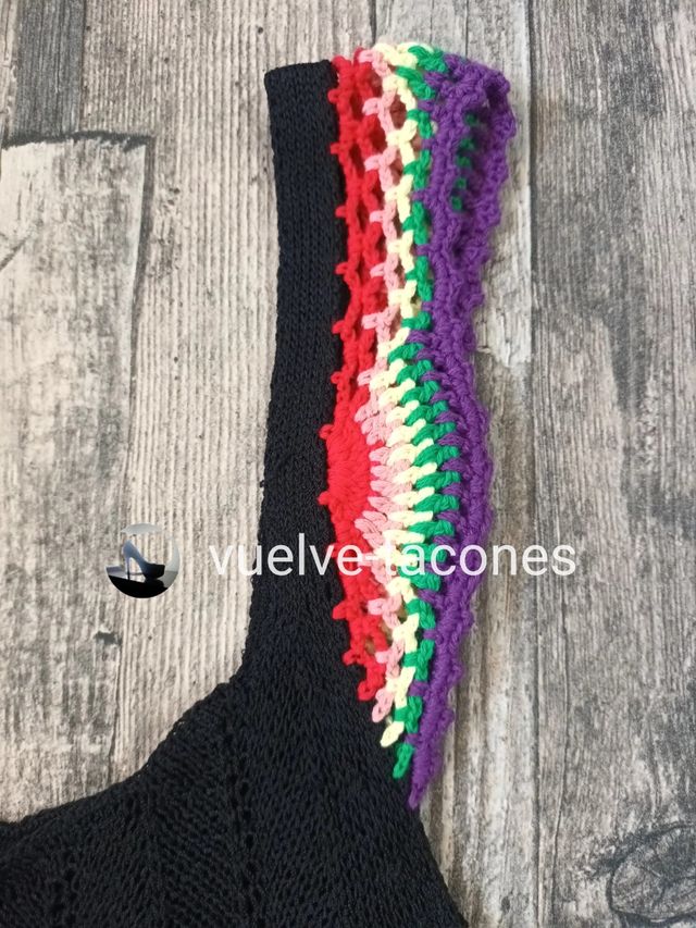 Crop top/ sobrevestido Crochet * Zara * Talla L