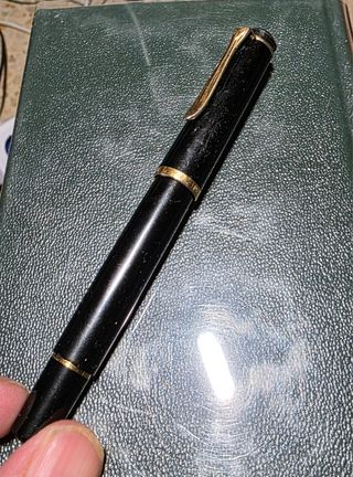 Pluma Estilográfica Vintage Pelikan Negra