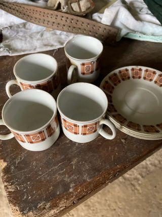 4 Tazzine da Caffè Vintage