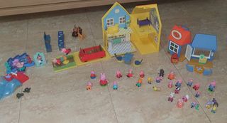 Figuras y casas Peppa Pig