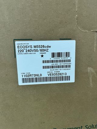 Impresora SIN ESTRENAR Kyocera EcosysM5526CDWNueva