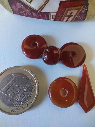 5 Agata Corniola Extra - Forme Varie