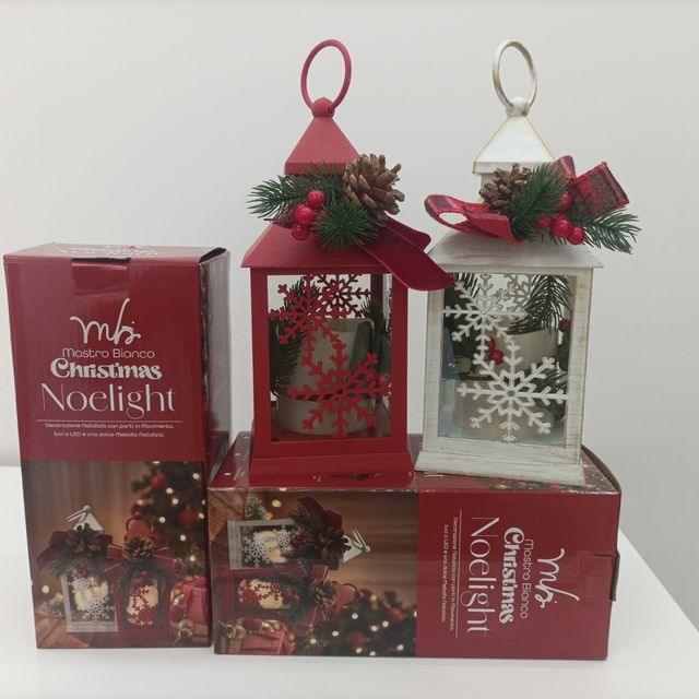Lanterna Natale Mastro Bianco