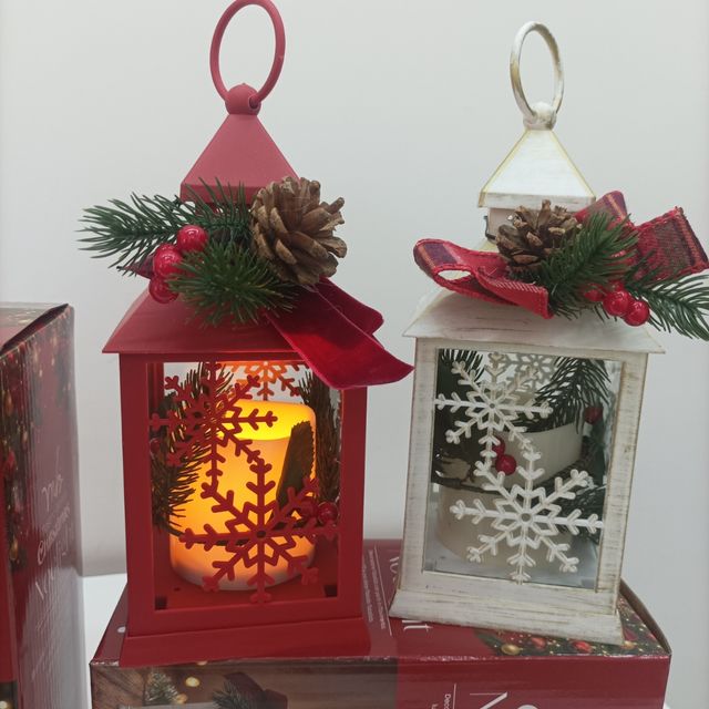 Lanterna Natale Mastro Bianco