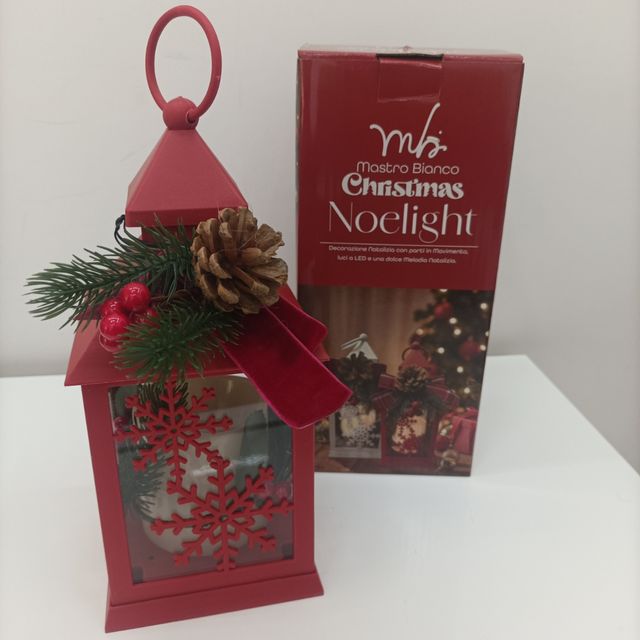 Lanterna Natale Mastro Bianco
