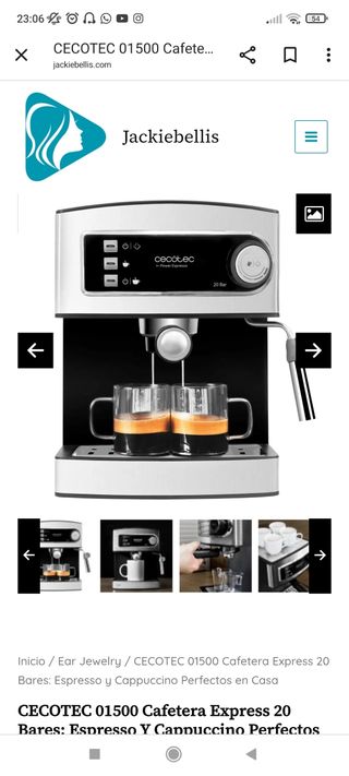 Cafetera Cecotec 01500 Express