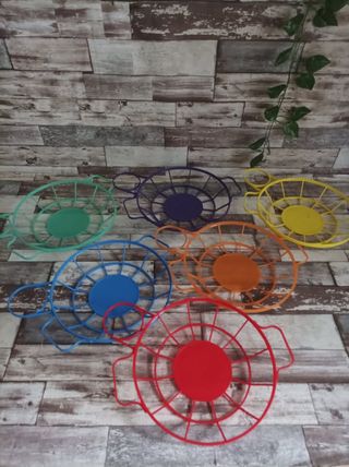 PORTA PIATTI E BICCHIERI SET DA PIC NIC VINTAGE