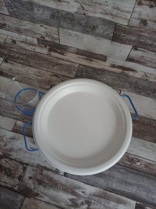 PORTA PIATTI E BICCHIERI SET DA PIC NIC VINTAGE