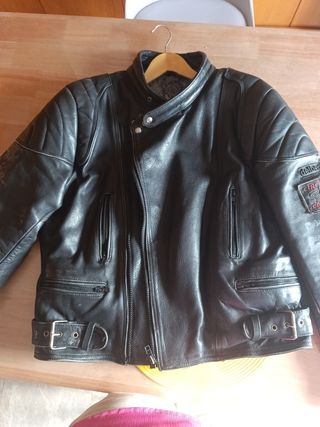 Chaqueta de Moto Negra