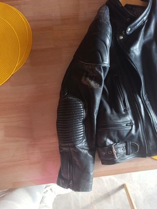 Chaqueta de Moto Negra
