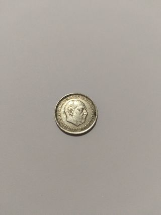Moneda 5 Pesetas Franco 1957
