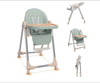 Trona Silla Comedor Bebé Plegable