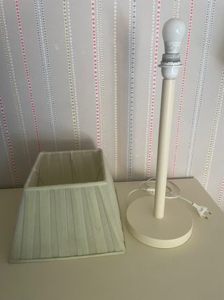 Lámpara de mesa Arán beige