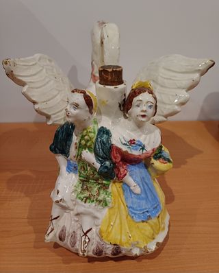 Botijo antiguo de porcelana de Valencia