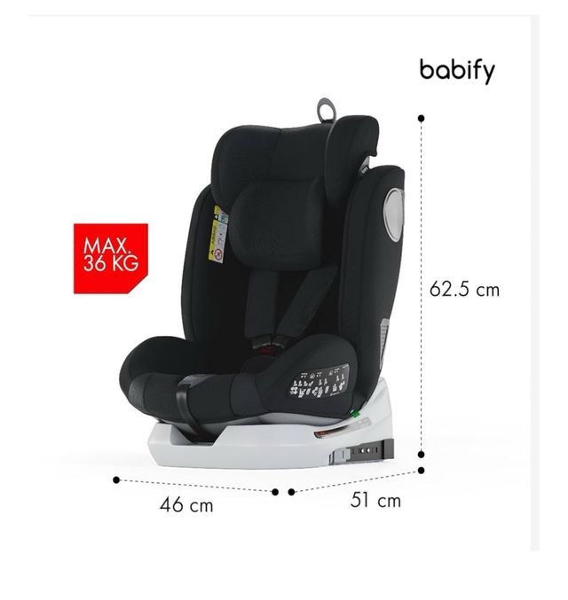 Silla de coche Babify Onboard 360° 0 meses-12 años